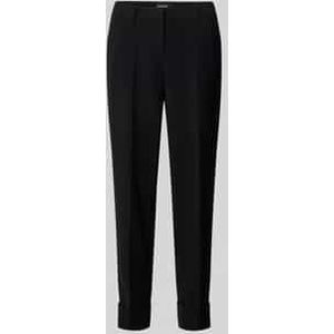 Stoffen broek met vaste pijpboorden, model 'KRYSTAL'