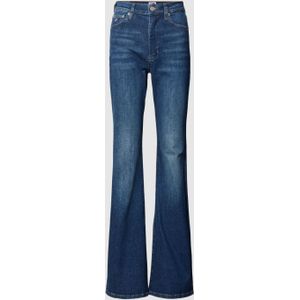 Bootcut jeans met logostitching, model 'SYLVIA'