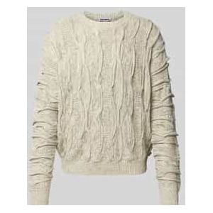 Gebreide pullover met ronde hals