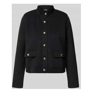 Sweatjack met knoopsluiting, model 'Tessina'