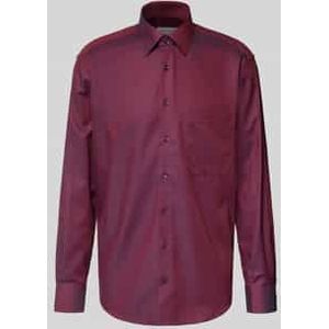 Comfort fit zakelijk overhemd met knoopsluiting