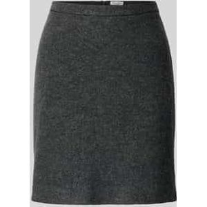 Marc O'Polo - Rok - Donkergrijs - Korte Mini - Normale Pasvorm