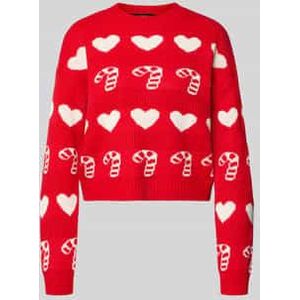 Vmcandyhearts - Gebreide Pullover - Kerst - Lange Mouwen - Regular Fit