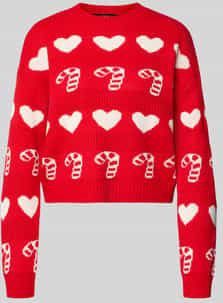Vmcandyhearts - Gebreide Pullover - Kerst - Lange Mouwen - Regular Fit