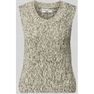 Regular fit spencer van scheerwolmix met alpaca