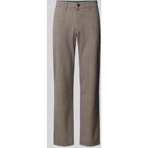 Regular fit chino met ceintuurlussen