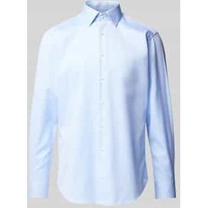 Regular fit zakelijk overhemd van fijn twill