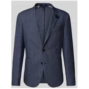 Slim fit 2-knoops colbert van linnen, model 'Hoverest'