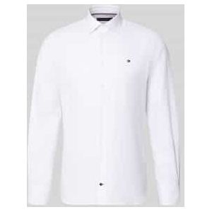 Regular fit zakelijk overhemd van puur katoen