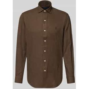 Custom fit vrijetijdsoverhemd met labelstitching