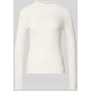 Shirt met lange mouwen en opstaande kraag, model 'Sivi'