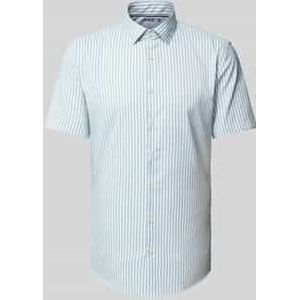 Slim fit zakelijk overhemd met kentkraag