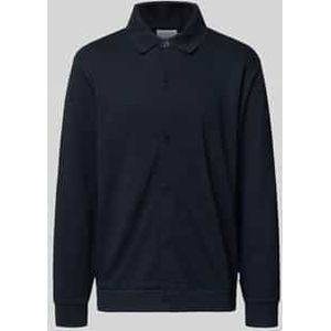 Regular fit sweatjack van katoenmix