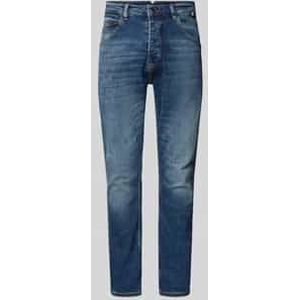 Tapered fit jeans in 5-pocketmodel, model 'ALEX CROSS'