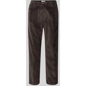 Regular fit corduroy broek met achterzakken, model 'CHASY'