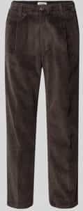 Regular fit corduroy broek met achterzakken, model 'CHASY'
