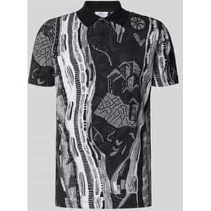 Regular fit poloshirt met korte knoopsluiting