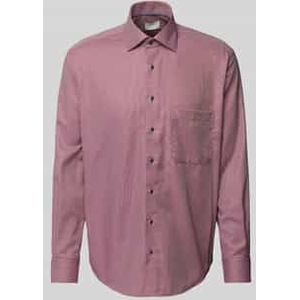 ETERNA - Comfort Fit - Zakelijk Overhemd - Puur Katoen - Knoopsluiting