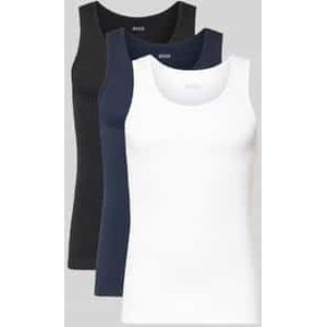 Regular fit onderhemd van puur katoen in een set van 3 stuks