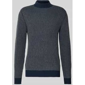 Regular fit gebreide pullover met wol