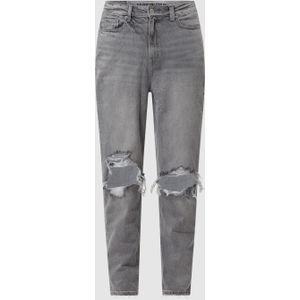 Mom fit jeans van katoen