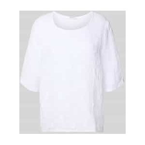 Blouseshirt met ronde hals