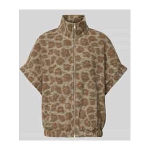 Jack met opstaande kraag en ritssluiting