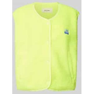 Gilet van fleece met labelpatch, model 'HOKTOWN'