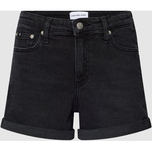 Korte jeans in 5-pocketmodel, model 'MID RISE SHORTS'