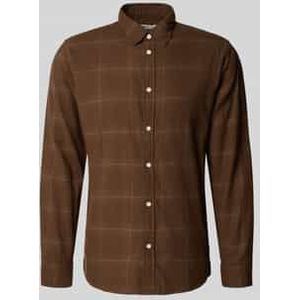 SELECTED HOMME - Slimowen - Vrijetijdsoverhemd - Effen - Slim Fit - Puur Katoen