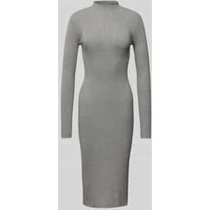 Gebreide jurk met opstaande kraag, model 'Hada'