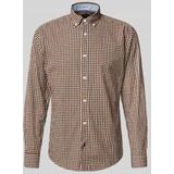 OLYMP - Casual - Overhemd - Nougat - Regular Fit - Button-down