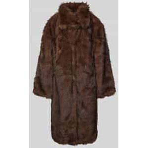 Lange jas van imitatiebont, model 'Stephanie'