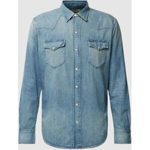 Regular fit jeansoverhemd met borstzakken, model 'ICON'