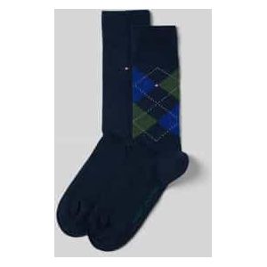 Tommy Hilfiger - TH MEN SOCK CHECK 2P - Sokken - Cobalt Blue - 2 Paar