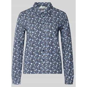 Relaxed fit blouseshirt van katoenmix