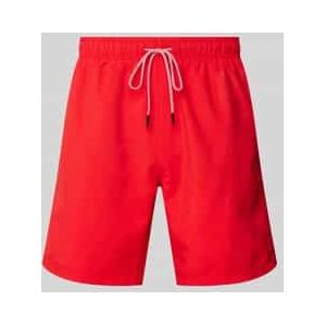 Regular fit zwembroek met labelprint, model 'Orca'