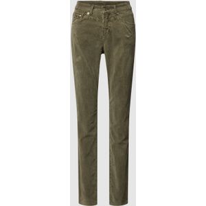 Broek met fijne corduroy, model 'RICH'