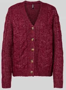 Pcnina - Gebreid Vest - V-hals - Lange Mouwen - Regular Fit