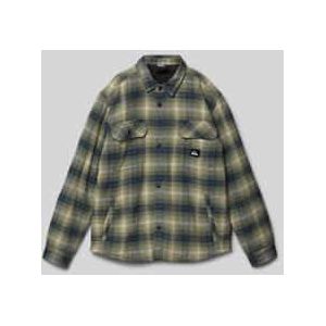 Regular fit vrijetijdsoverhemd met logopatch, model 'Venture'