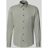 OLYMP Casual Overhemd, regular fit, Kent, Groen