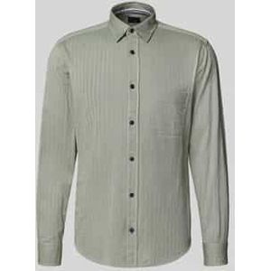 OLYMP Casual Overhemd, regular fit, Kent, Groen