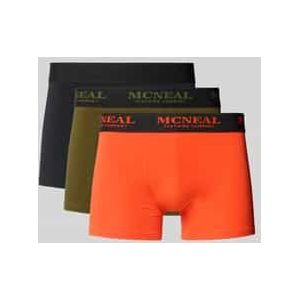 Boxershort met elastische band met logo in een set van 3 stuks