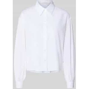 Overhemdblouse met knoopsluiting