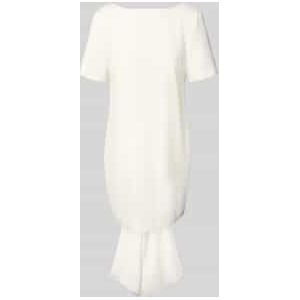 Cocktailjurk met knoopdetail, model 'SALLY'