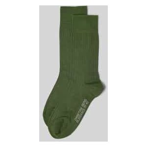 Sokken met labelprint in een set van 2 paar