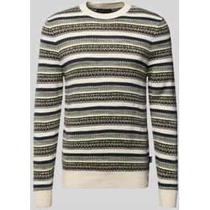 Loose fit gebreide pullover van puur katoen