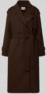 Regular fit lange jas met reverskraag, model 'DEAR-TRILLION'