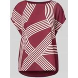 Opus - Top Sabethi - Rood - Dames Top - Korte Mouwen