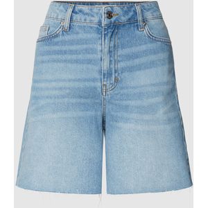 Jeansshorts met labelpatch